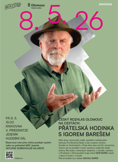 Český rozhlas Olomouc na cestách: Přátelská hodinka s IGOREM BAREŠEM