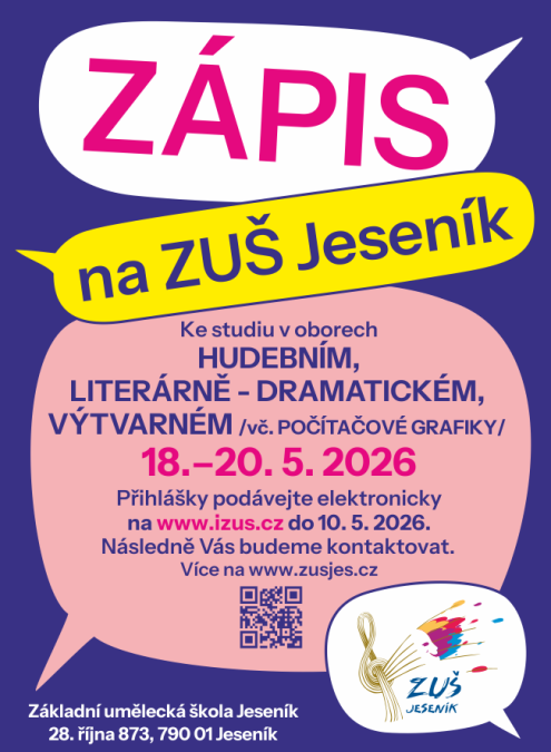 Zápis do ZUŠ Jeseník