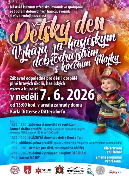 Dětský den s kácením Májky