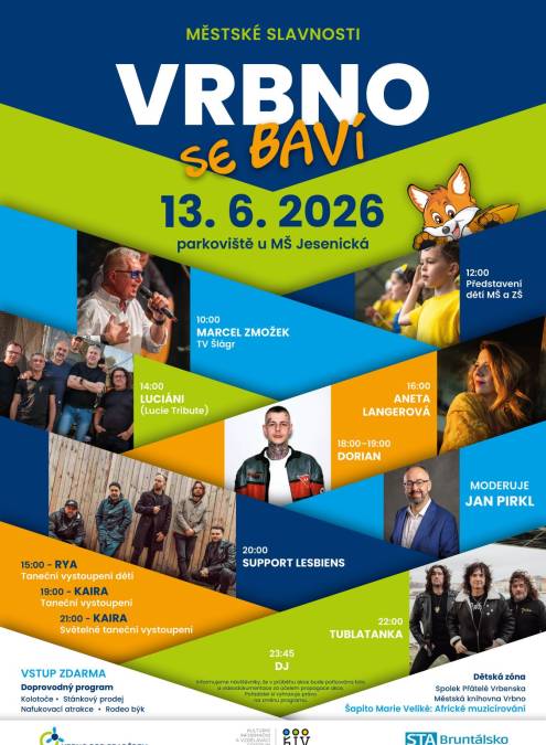 Vrbno se baví 2026