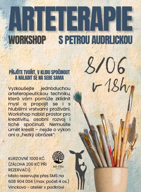 WORKSHOP ARTETERAPIE s Petrou Audrlickou