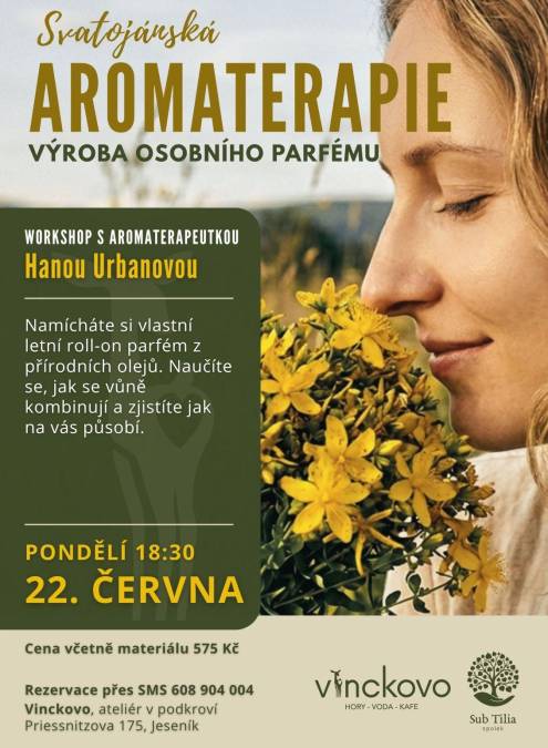SVATOJÁNSKÝ AROMA WORKSHOP