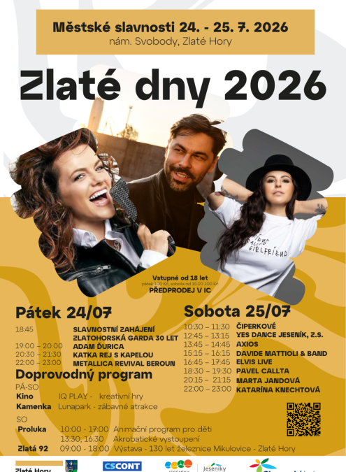 ZLATÉ DNY 2026