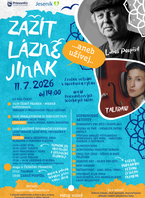 ZAŽÍT LÁZNĚ JINAK aneb UŽÍVEJ