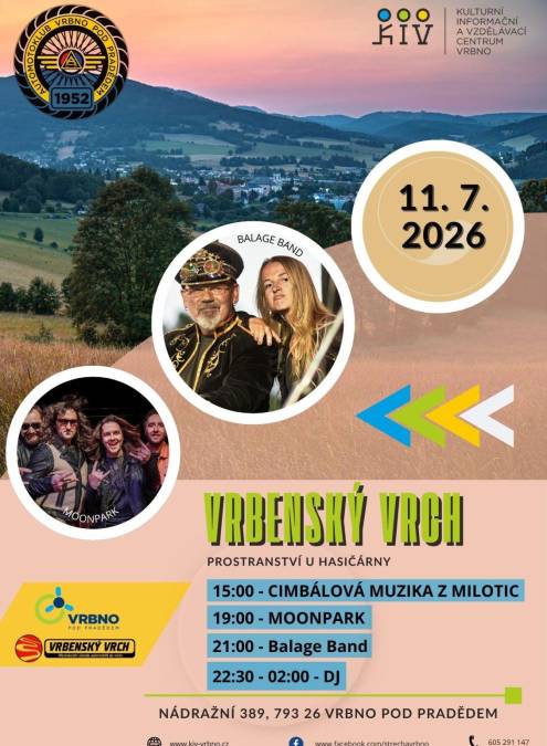Vrbenský vrch – doprovodný program