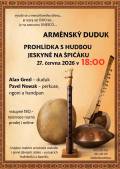 Arménský duduk v Jeskyni Na Špičáku