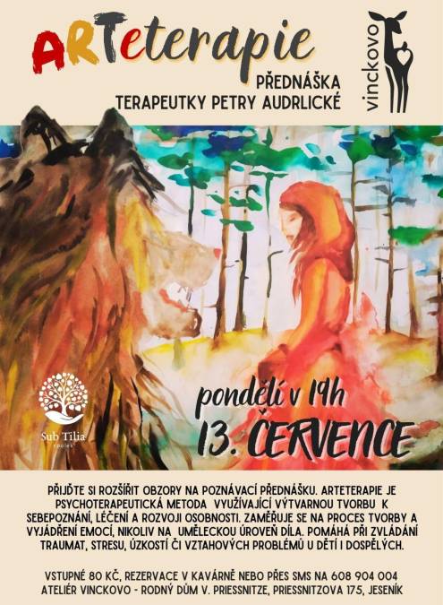 Arteterapie - přednáší Petra Audrlická