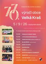770 výročí založení obce Velká Kraš
