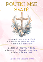 POUTNÍ MŠE SVATÁ - DOLNÍ DOMAŠOV