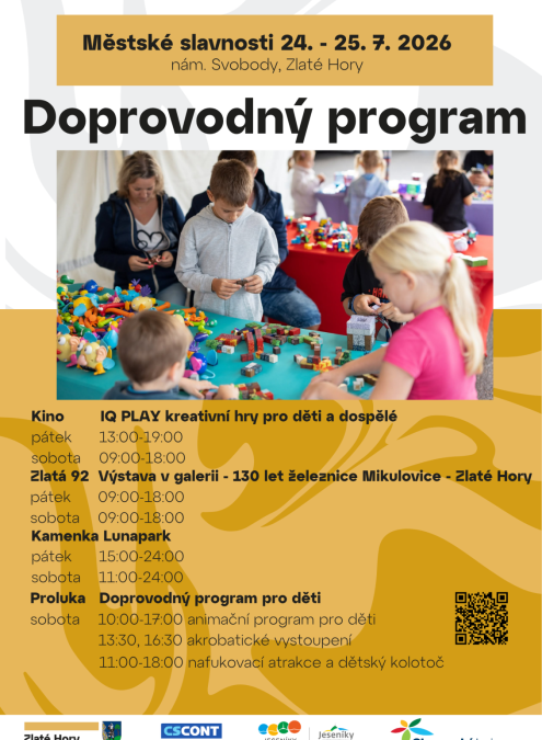 ZLATÉ DNY 2026 DOPROVODNÝ PROGRAM