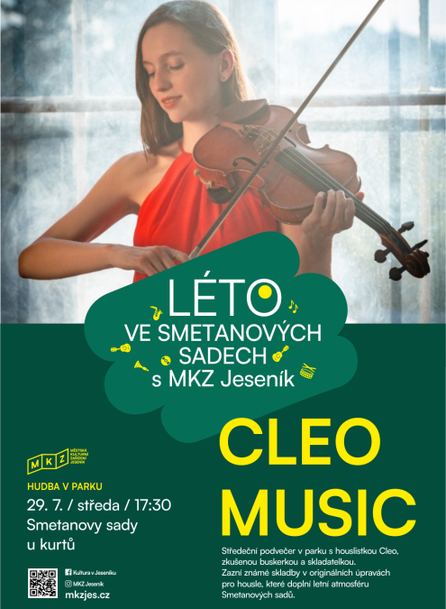 HUDBA V PARKU: CLEO MUSIC