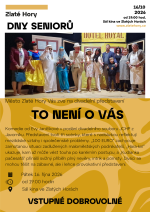 DNY SENIORŮ - TO NENÍ O VÁS