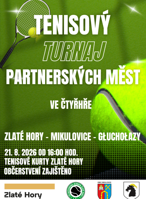 TENISOVÝ TURNAJ PARTNERSKÝCH MĚST
