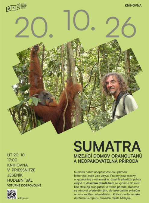 SUMATRA – MIZEJÍCÍ DOMOV ORANGUTANŮ A NEOPAKOVATELNÁ PŘÍRODA