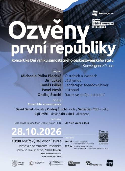Koncert ke Dni vzniku samostatného československého státu. Ozvěny první republiky