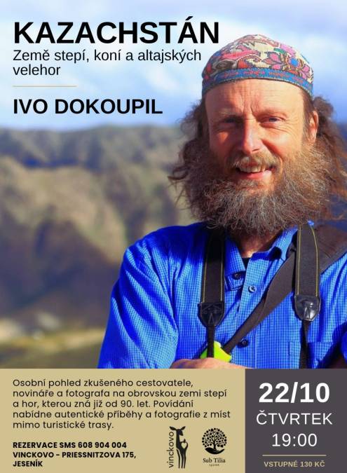 IVO DOKOUPIL: KAZACHSTÁN - ZEMĚ STEPÍ, KONÍ A ALTAJSKÝCH VELEHOR