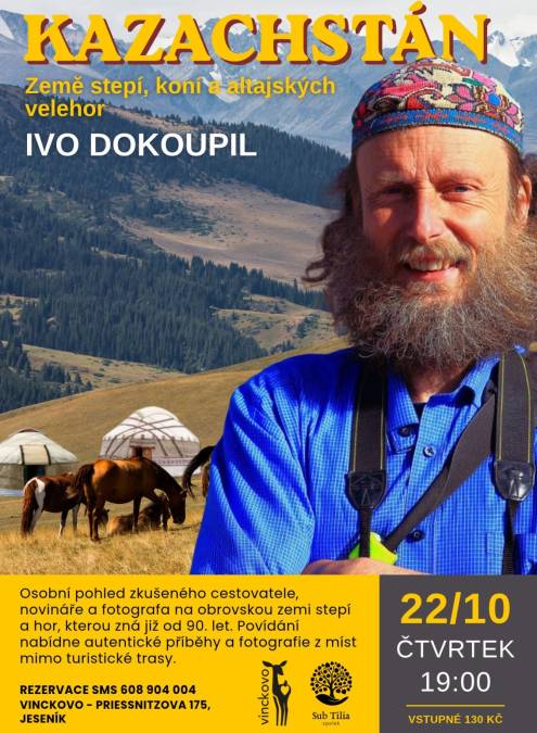 IVO DOKOUPIL: KAZACHSTÁN - ZEMĚ STEPÍ, KONÍ A ALTAJSKÝCH VELEHOR