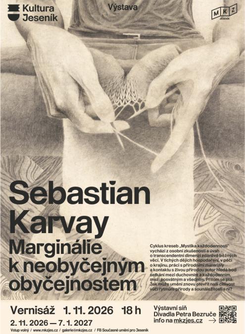 VERNISÁŽ VÝSTAVY Sebastiana Karvaye: Marginálie k neobyčejným obyčejnostem